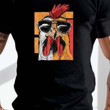 Women's T-Shirt With Funny Phrase In Spanish And Cartoon Character Print - Black - View 1