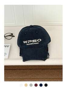 Topi Baseball Hip Hop Wanita Lembut dengan Motif Kamuflase Lusuh, Topi Baseball Gaya Jalanan Retro Amerika, Topi Pelindung Matahari Musim Panas yang Keren dan Serbaguna - WPSO Atap Rusak - View 17