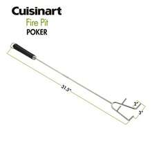 Cuisinart CHA-860 - Póster de Hoguera, Acero, plástico - Atizador para fogata - Ver 4