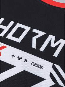 HISERWA Men's Summer Lightweight Motocross Jersey – Long Sleeve Oversized Cooling Breathable Quick Dry MTB Downhill Shirt For Bike Riding - Black - View 6