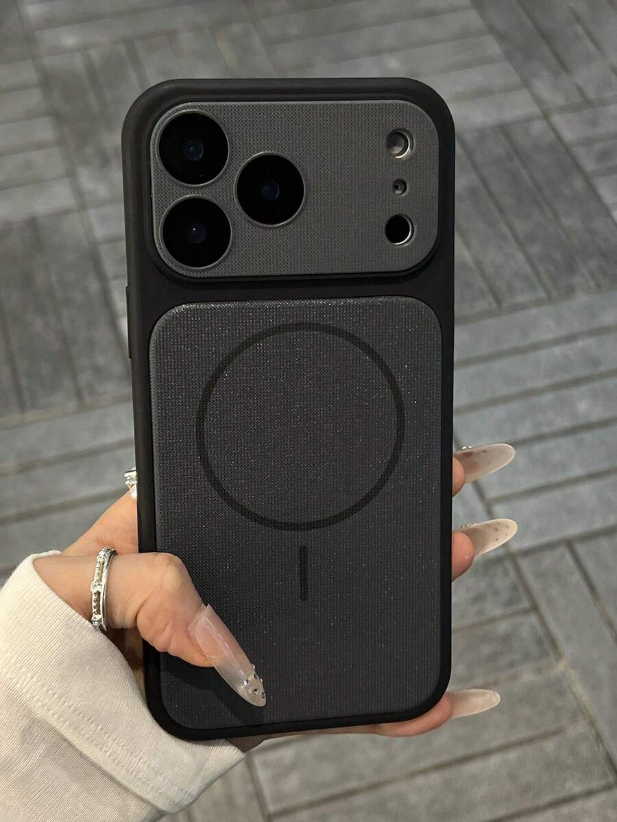 Funda de teléfono con carga inalámbrica, lente de doble color y carga magnética compatible con iPhone 17ProMax, 17Pro, 17, 16ProMax, 16Pro, 16, 15, 14, 13 Pro Max, cubierta protectora trasera con carga inalámbrica y lente