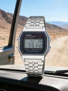 Casio 男士經典電子錶 不鏽鋼錶帶 休閒運動風 適合日常配戴 A159W-N1 男錶 - 均碼 - 查看 2