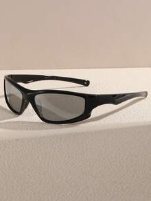 2pcs Fashion Wrap-Around Street Style Fashion Glasses For Women, Suitable For Casual Street Outfits - Multicolor - View 9