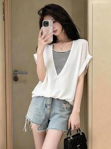 Women Tops - White - View 2