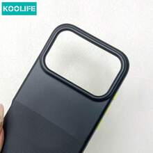 Koolife 1pc Black Magnetic TPU Phone Case, Minimalist Matte Surface With Anti-Slip Grid Texture, Shockproof Protective Shell For Iphone18pro/18pro Max/17/17pro/17promax/16/15/14/13 - Black - View 7
