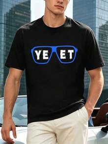 Men Plus Size T-Shirts - Black - View 2