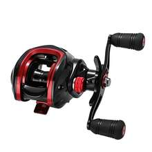 Carretilha de pesca de entrada – Destro, Freio duplo, Anti-rebote - Multicolorido - Ver 2