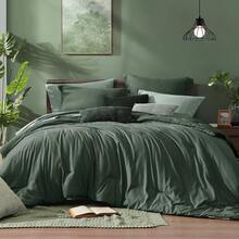 Comforter Set - 7 Pieces Bed In A Bag Queen Bedding Sets With Comforter, Sheets, Pillowcases & Shams, Reversible Bedding Comforters Sets - Rừng sâu - Xem 8