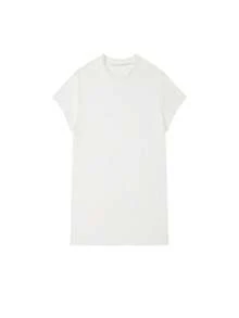 Women's Casual Blouse, Simple Style For Everyday Wear. Pure Cotton Women's T-Shirt, Suitable For Sports And Fitness, Parties And Fashion. Comfortable, Soft, Simple For Everyday Wear, Short Sleeve. - 白色 - 查看 4