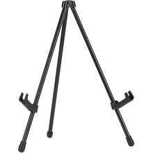 Basics Tabletop Instant Easel, Black Steel, Portable Tripod For Paintings, Signs, Posters, Adjustable Display - 1 - View 2