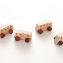Ball Toy Car Bus Ball Slide Toy, Sightseeing Exploration Interactive Play, Transportation Recognition Early Education Enlightenment, Home Stress Relief Soothing Small Toy, Color And Shape Recognition - Multicolor - View 5