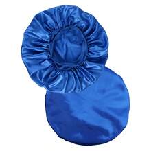 3 chiếc mũ trùm đầu bằng satin dành cho nam, mũ ngủ ban đêm bằng lụa có dây chun rộng, khăn trùm đầu mềm mại, mượt mà để chăm sóc tóc. - Lớp đơn nhỏ - Xem 7