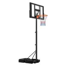 Portable Basketball Stand, 4.4 Ft To 10 Ft Height Adjustment Basketball Hoop & Goal, Adjustable Basketballs Goal System With Built-In Rolling Wheels For Kids, Teens, Adults In Driveways, Pools - 4.4 ft to 10 ft - 查看 8