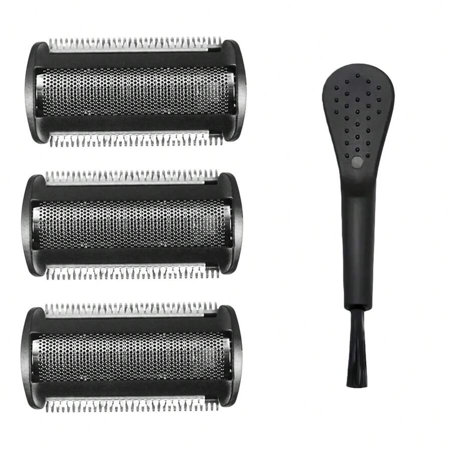 3入組 Bodygroom BG 2024 - 2040 S11 YSS2 YSS3 系列刮鬍刀頭替換修剪頭 附刷子 - 黑色 - 查看 1