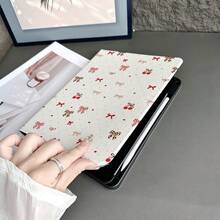 1PC Ốp máy tính bảng in nơ & anh đào dễ thương có ngăn đựng bút tương thích với IPad Air 4/5// Thế hệ 10 Ốp thông minh/ Air 13(M3 2025)/ Air 11(M3 2025)/ 11(A16 2025),Tương thích với Oppo Pad,Tương thích với Matepad,Tương thích với Vivo Pad,Tương thích với Honor Pad,Tương thích với Xiaoxin Pad - Nhiều màu - Xem 8