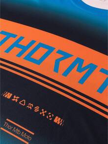 HISERWA Men's Downhill Racing Jersey-Long-Sleeve, Relaxed Fit, Moisture-Wicking, And Lightweight; Ideal For BMX, Endurance Racing, And Mountain Biking - Black - View 4