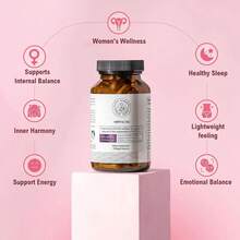 Miriyalyad Happy Mammoth  Daily Menopause Vitamins & Supplements For Women (*Not Hormone Harmony), Boost Metabolism, Healthy Skin, Hair And Nails, Hot Flash, Mood Support, 144 Caps[Free Shipping ] - 2pcs - 查看 4