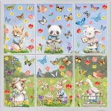 Window Stickers - 春の動物 - チェックする 2