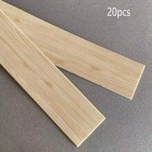 20pcs Self-Adhesive Wood Grain Baseboard PE Foam Faux Vintage Mediterranean Living Room Bedroom Skirting Board, Home Decor Wall Trim, Door Frame Decoration - Skirting Board - View 12