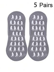 Non-Slip Gel Invisible Socks, Indoor Home Socks, Early Education Parent-Child Socks, Lightweight Trampoline Yoga Socks, Ultra Non-Slip Polyester Fiber Material, High Elasticity Compression Socks, Reusable, Suitable For Indoor Floors, All Seasons - Multicolor - View 18