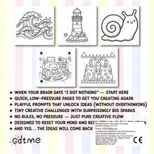 The Creative Block Coloring Book: Small, Gentle Pages With Thoughtful Prompts To Help You Move Past Creative Blocks, Rediscover Your Flow, And Create Again-One Easy Moment At A Time - YH-027 - View 7