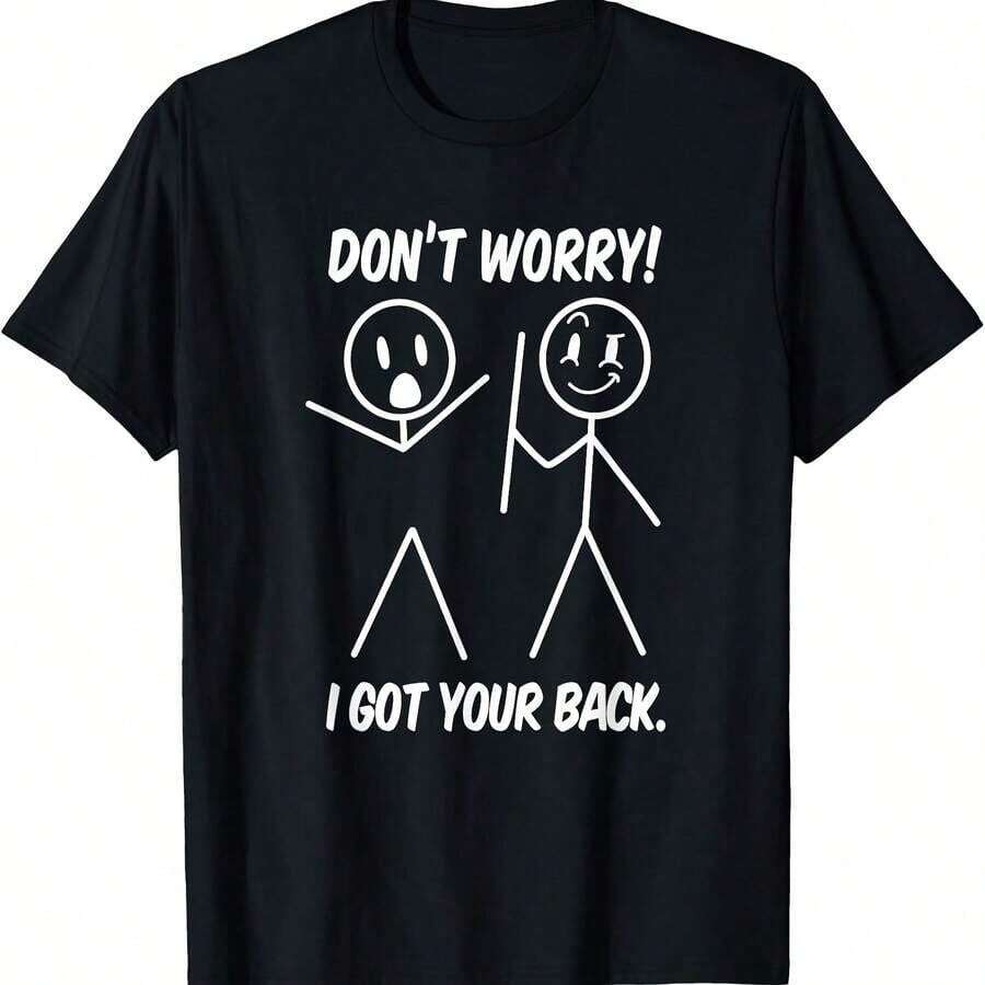 No me asustes, me quedo en cuadrillas fácilmente, meme divertido y vergonzoso, camiseta para adultos - Negro 23 - Ver 1