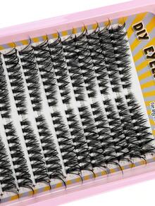 Hinarin 216簇 D型卷翘 40P 仿貂毛假睫毛 0.07mm 左右眼混合自然睫毛嫁接 3D 俄式假睫毛 个人化妆睫毛簇、单根睫毛、假睫毛、假睫毛 - D - 查看 7