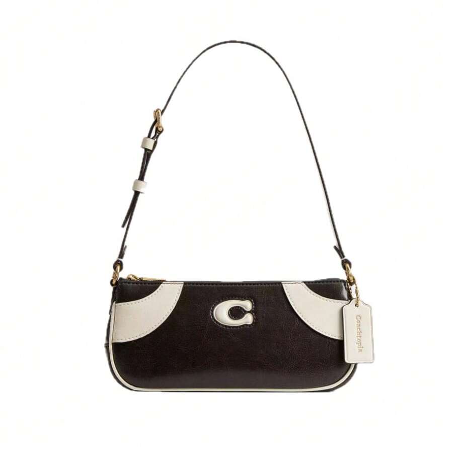 Coach Women's Nolita 19 Bag - Black White - View 1