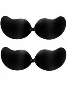 2 Pairs Invisible Breast Lift Tape; Strapless & Seamless; Mango Shaped Breast Lift Pads; Thickened Lift & Cleavage Design Suitable For Small/Flat Chest Women; Specially Designed For Wedding Dresses; Lift & Cleavage For Fuller Bust; Invisible Under Clothing; Perfect For Evening Gowns; Solid Color Design - Multicolor - View 9