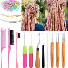 Dreamlike Braiding Crochet Hook Tool Set, Includes Various Sizes And Types Of Hooks For Braiding Handcraft - View 2