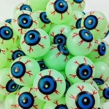 10pcs/ Glowing Halloween Decorative Eyeballs, Suitable As Halloween Party Favors, Game Prizes, Candy Party Decorations, And School Gifts. Also Suitable For Interior Decoration, Crafts, Car DIY Decorations, Collectibles, And Practical Party Gifts. - Halloween Glow-in-the-dark Eyeballs - View 8