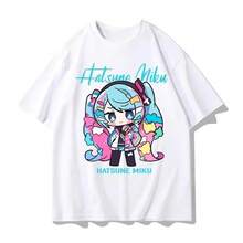 Japanese Anime  Men Women's T-Shirt Harajuku Street Casual Fashion Cotton Short-Sleeve Soft And Breathable - 黑色 - 查看 9
