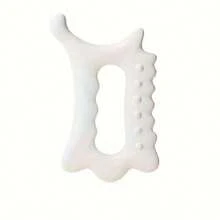Bảng Gua Sha cầm tay đa năng thiết kế công thái học - chất liệu không gốm, dụng cụ massage Gua Sha, máy massage làm đẹp thư giãn - Xem 9
