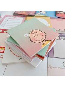 Bộ 50 tờ giấy ghi chú dán hình hoạt hình Snoopy & Charlie, giấy ghi nhớ dễ thương, lý tưởng làm quà tặng năm mới, Ngày Valentine, Lễ Phục Sinh [Kiểu ngẫu nhiên] - Nhiều màu - Xem 7