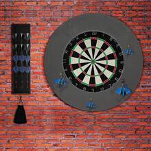 Protective Dartboard Darts Surround Wall Guard Protector Ring Plain Black 71cm - Default - View 6