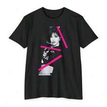 Yujin Shirt | BRESCA | Accendio | Baddie | Soy | Gift | Art | K-Pop | Unisex | T-Shirts | Bias | Artistic | Casual | Style | Beautiful | Exquisite Design | Loose And Comfortable | Easy To Match - 黑色 - 查看 1