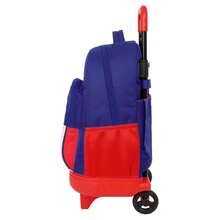 | Large Wheeled Backpack Atlético De Madrid Compact Evolution Detachable School Backpack With Integrated Trolley Padded Back, Official License, Double Compartment For 15 Laptop, USB - Option 9 - View 4