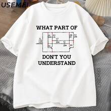 Bestselling T-Shirt Of 2026, The Best-Selling Electrical Engineer T-Shirt Of 2026, T-Shirt With Electrical Circuit Graphics, Father's Day Gift, Men's Short-Sleeved Cotton T-Shirt. - 白色 - 查看 5