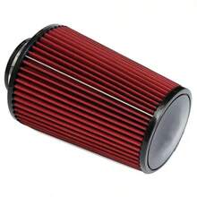 TRTY 高流量錐形引擎空氣濾清器，適用 76mm 101mm/3in 4in，通用夾式防塵空氣濾清器，可清洗且可重複使用，總長 9.44in，通用汽車配件 - 高流量冷空氣濾清器 - 查看 6