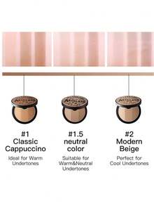 Too Cool For School 3-Color Contour Palette Contour, Highlight, Side Contour, Nose Contour, Eyeshadow All-In-One Palette - #1.5 Neutral White - View 5