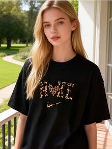 Women T-Shirts - Black - View 6