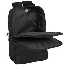 Safta | School Backpack Madrid With Flap And USB Compartment For Laptop 13.6″ Double Padded Compartment, Integrated USB, Hidden Anti-Theft Zipper, Organizer, Bottle Holder, Ergonomic, 3″ - Option 2 - View 9