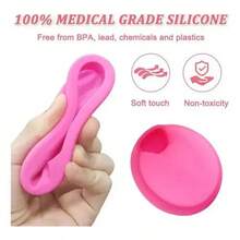 Reusable Silicone Laser Disc S 2 Pcs With Pink Case - Two-piece set - View 6