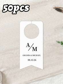 10pcs/30pcs/50pcs Custom Water BOTTLE TAGS For Wedding Reception (Small Size) Personalized With Names And Event Date Tag . Will Fit Most Small Cap Bottles Water Bottle Labels Suitable For Weddings, Parties, Birthdays, Baptisms, And Other Events - Multicolor - View 28