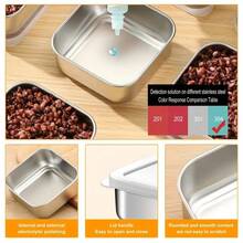 Wadah Penyimpanan Makanan Stainless Steel 304/400ml, Anti Bocor & Dapat Ditumpuk, Cocok untuk Nasi, Pasta, Buah-buahan, Sayuran, Makanan Segar, Ideal untuk Rumah, Berkemah, Piknik - Berbagai warna - View 8