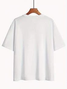 Spring And Summer Tops For Women In Japanese Style, With Cherry Blossom And Petal Design, Made Of Pure Fabric, Loose Fit, Round Neck, Short Sleeve T-Shirt, Winter Clothing For Women. - 白色 - 查看 4