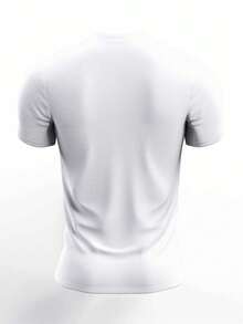Camiseta de manga corta para hombre con diseño compatible con lentes de cámara, cuello redondo casual ideal para verano, 100% algodón puro, estilo único para fotógrafos y amantes de la fotografía, perfecta para uso diario y sesiones de fotos en primavera, verano y otoño, corte regular apto para la mayoría de adultos mexicanos, tejido fresco y transpirable, lavable a máquina, regalo original para fotógrafos y creadores de contenido - Blanco - Ver 2