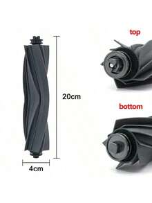 适用于 DreameX40 Ultra / L10s Ultra / L40 Ultra / L10s Ultra Gen 2 / L10s Pro Ultra Heat / D10 Plus Gen 2 扫地机器人的主刷，橡胶刷替换件 - 查看 3
