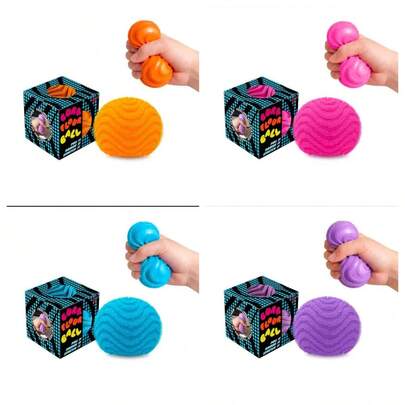  Bóng giảm căng thẳng NeeDoh Jelly nhiều màu sắc, có gai, mềm dẻo, hình lượn sóng, đồ chơi bóp mềm kích thích giác quan, đồ chơi giảm lo âu, giảm căng thẳng, quà tặng hoàn hảo cho sinh nhật, Giáng sinh, Halloween, Lễ Tạ ơn, Lễ Phục sinh, quà tặng tiệc tùng, quà nhét vào tất Giáng sinh.