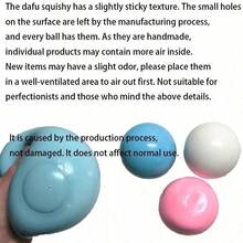 Giant Fluffy Cheese Ball Squishy – Extra Large Jumbo Mochi Bun, Slow Rebound Soft Stress Relief Fidget Toy, Perfect Holiday & Birthday Gift, Random Color - 彩色 - 查看 4